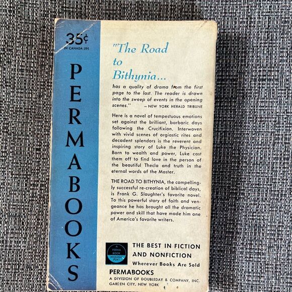 1053 THE ROAD TO BITHYNIA FRANK C. SLAUGHTER great novel of Luke the Physician - Picture 2 of 11
